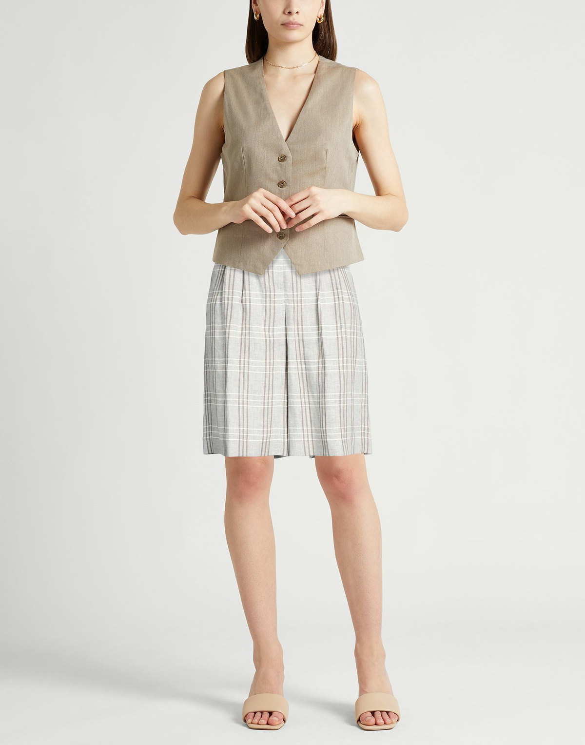 Peserico Womens Shorts & Bermuda Shorts in Light grey