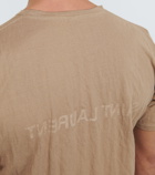 Saint Laurent - Logo cotton-blend jersey T-shirt