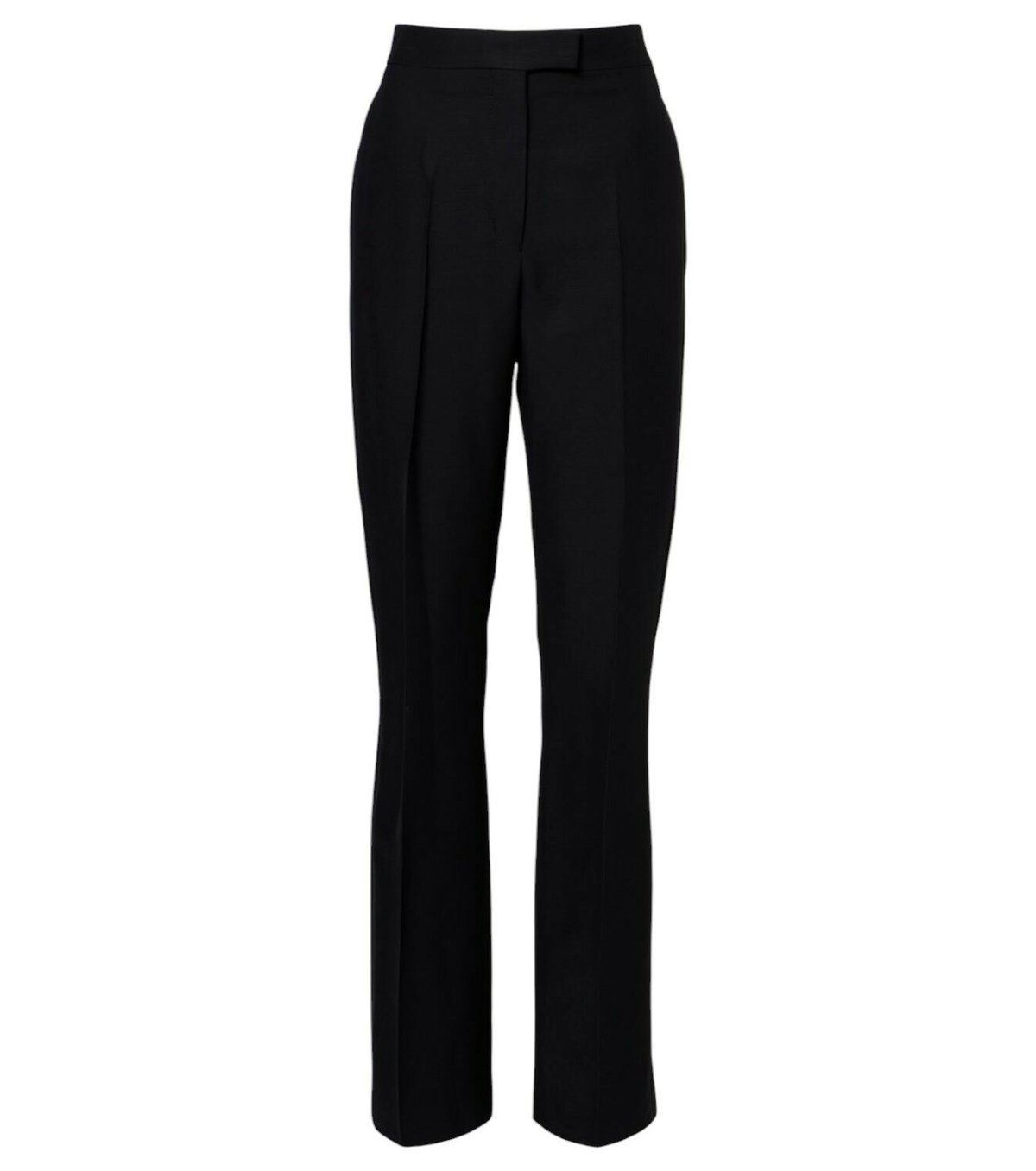 パンツ SALVATORE FERRAGAMO WOOL, SILK AND LINEN BLEND TROUSERS Ferragamo straight-leg silk-blend Trousers | Grey | FARFETCH