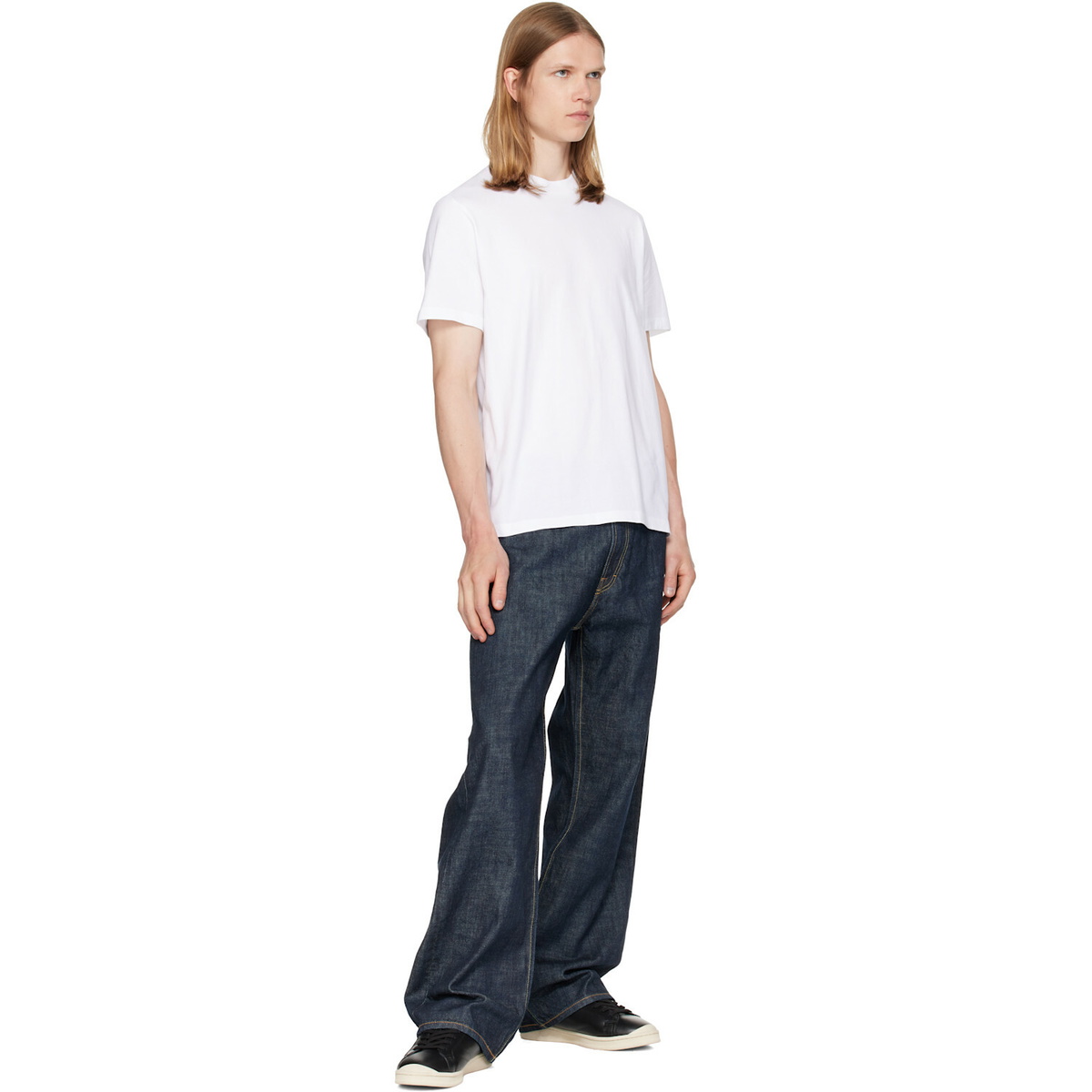 Jil Sander White Crew-Neck T-shirt