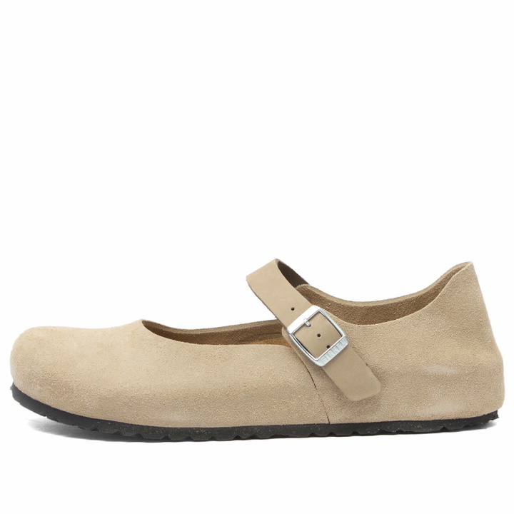 Photo: Birkenstock Women's Mantova LEVE in Taupe Suede