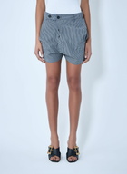 Vivienne Westwood High-Waisted Checkered Shorts