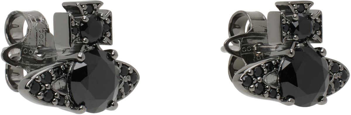 Vivienne Westwood Gunmetal Ismene Earrings Vivienne Westwood
