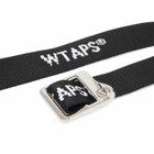 WTAPS Men's 06 Jacquard Tape Belt in Black 
