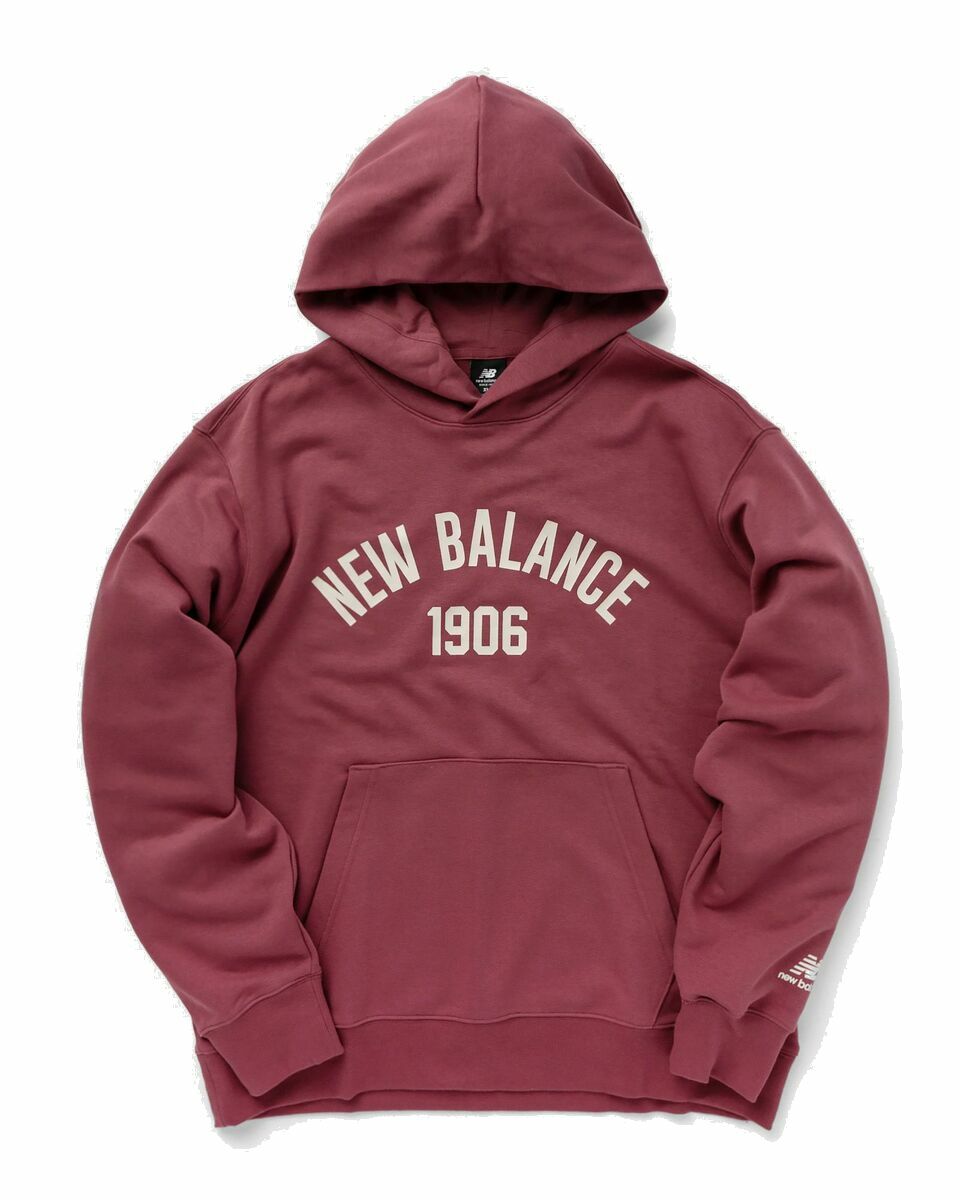 Photo: New Balance Essentials Varsity Fleece Hoodie Red - Mens - Hoodies