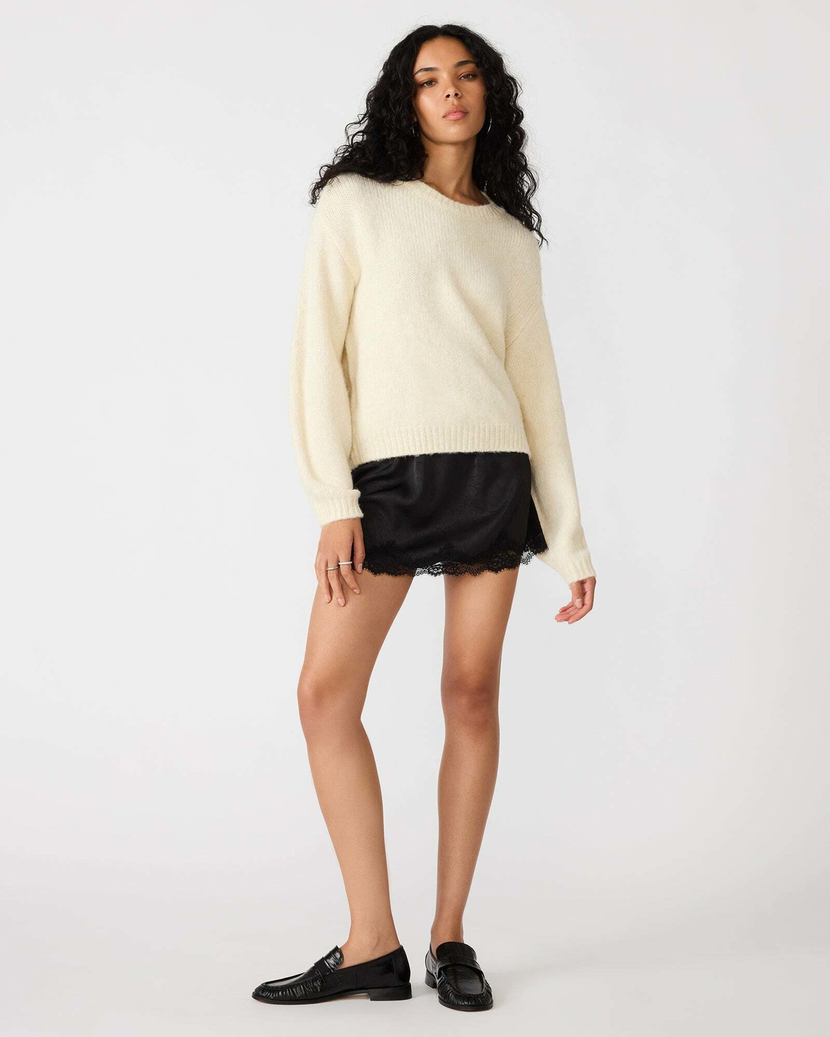 Steve Madden Carmen Sweater in Cream