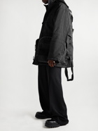 Balenciaga - Convertible Canvas Gym Bag Jacket - Black