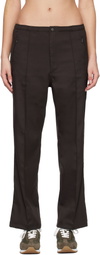 NEEDLES Brown Warm Up Lounge Pants