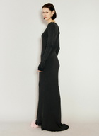 Balenciaga Lingerie Maxi Rib Dress