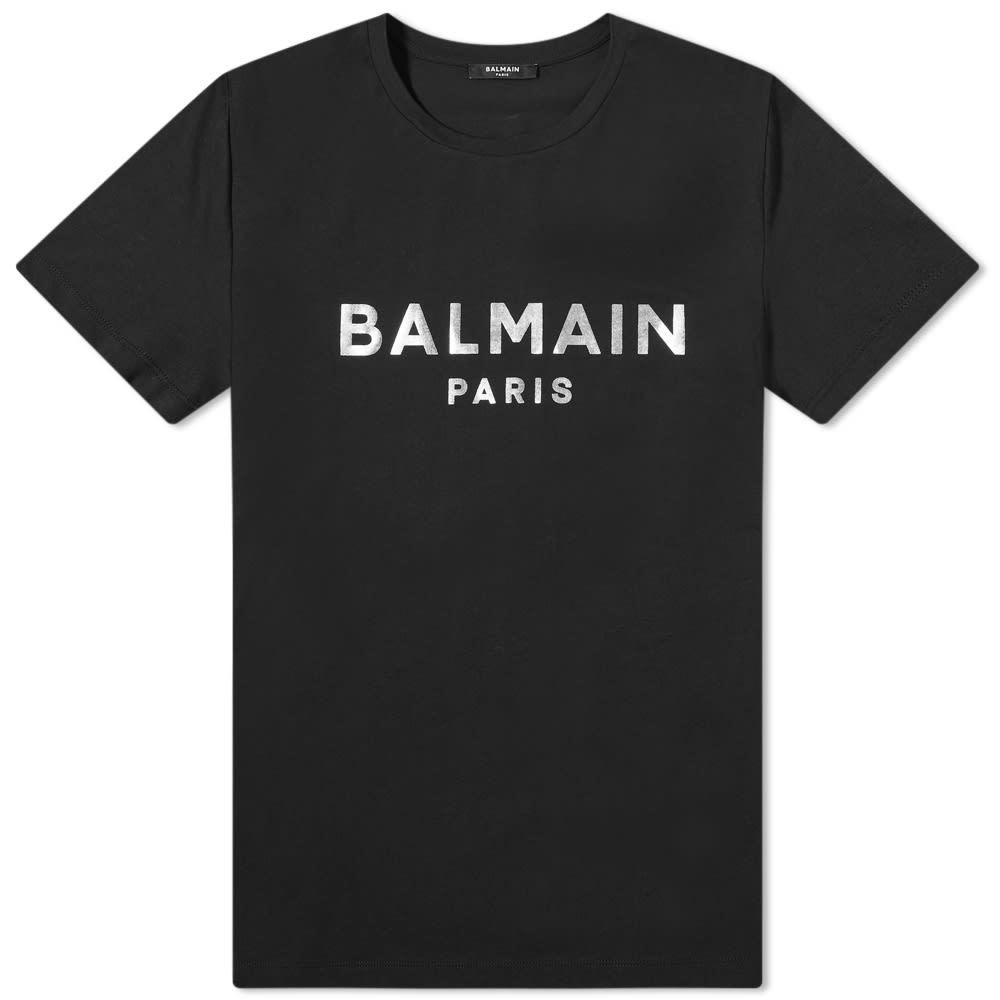 Photo: Balmain Eco Foil Paris Logo Tee