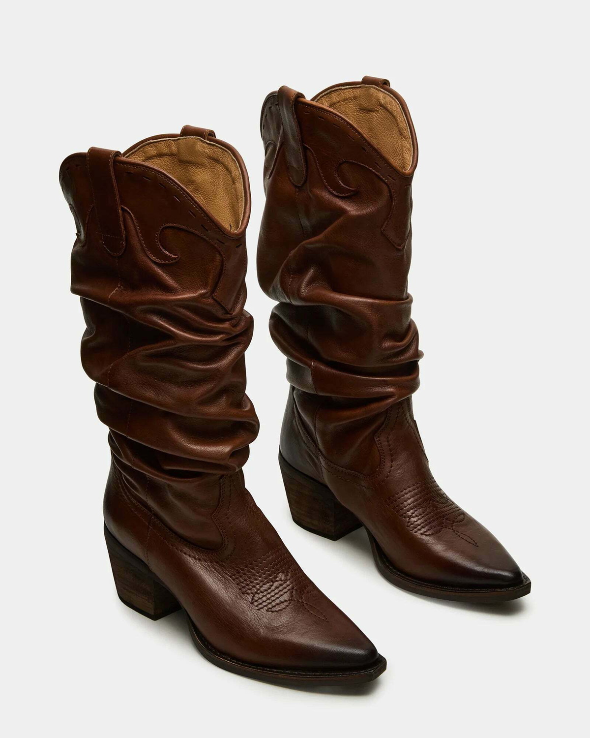 Steve Madden Stage Boots in Brown
