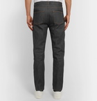 SAINT LAURENT - Selvedge Stretch-Denim Jeans - Dark denim