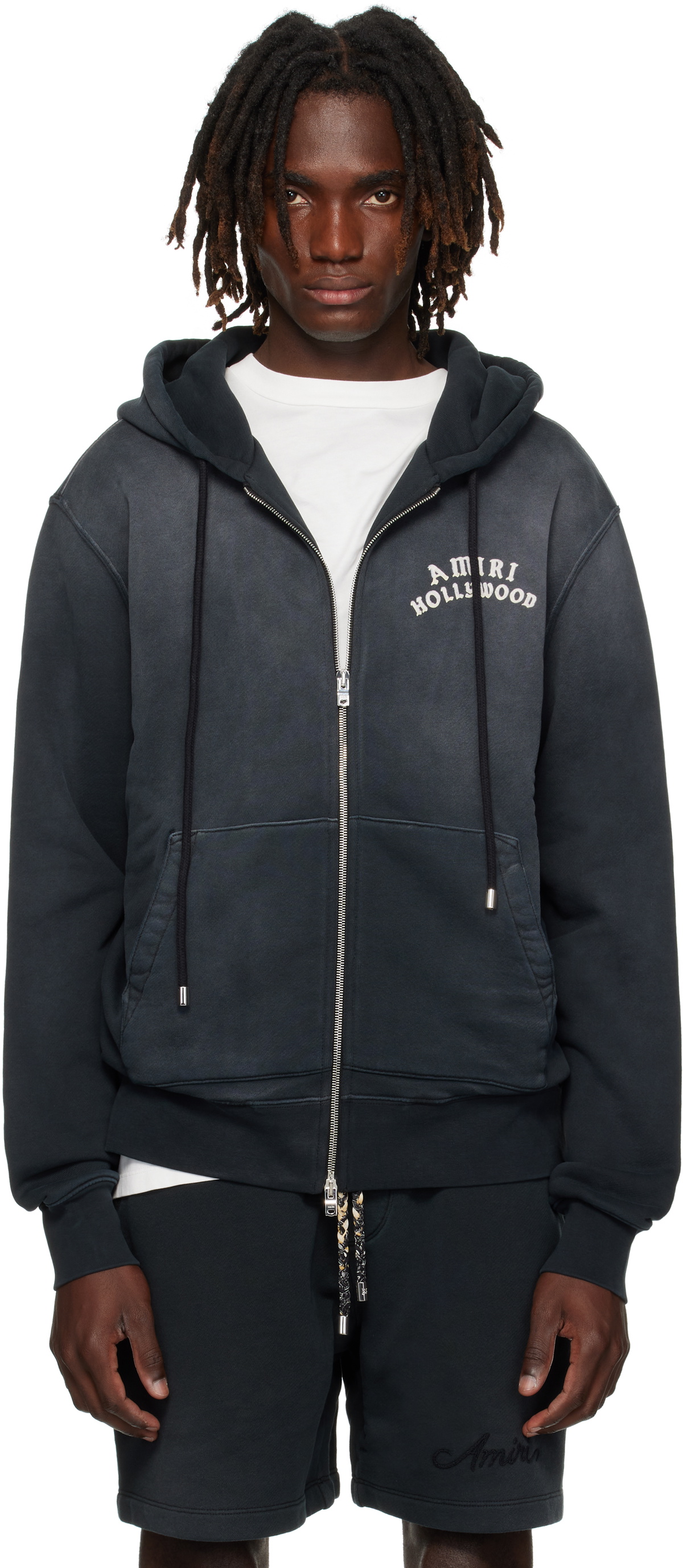 AMIRI Black 'Amiri' Jazz Wolf Hoodie Amiri