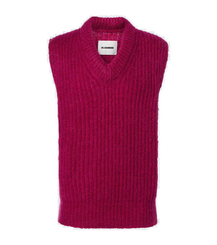 Photo: Jil Sander Mohair and wool sweater vest