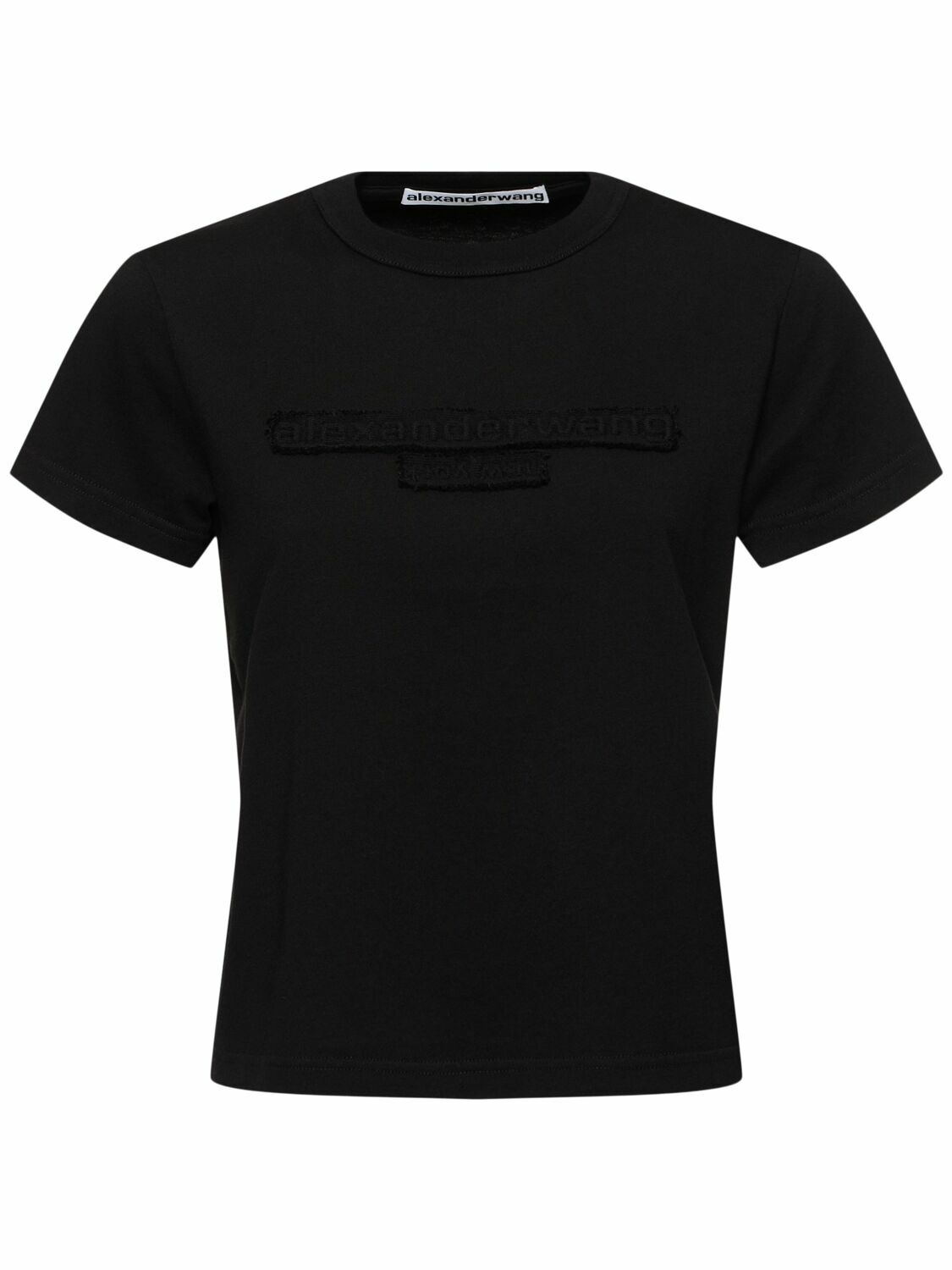 ALEXANDER WANG Distressed Logo T-shirt Alexander Wang