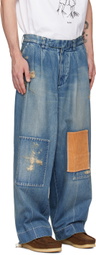 kolor Blue Distressed Jeans