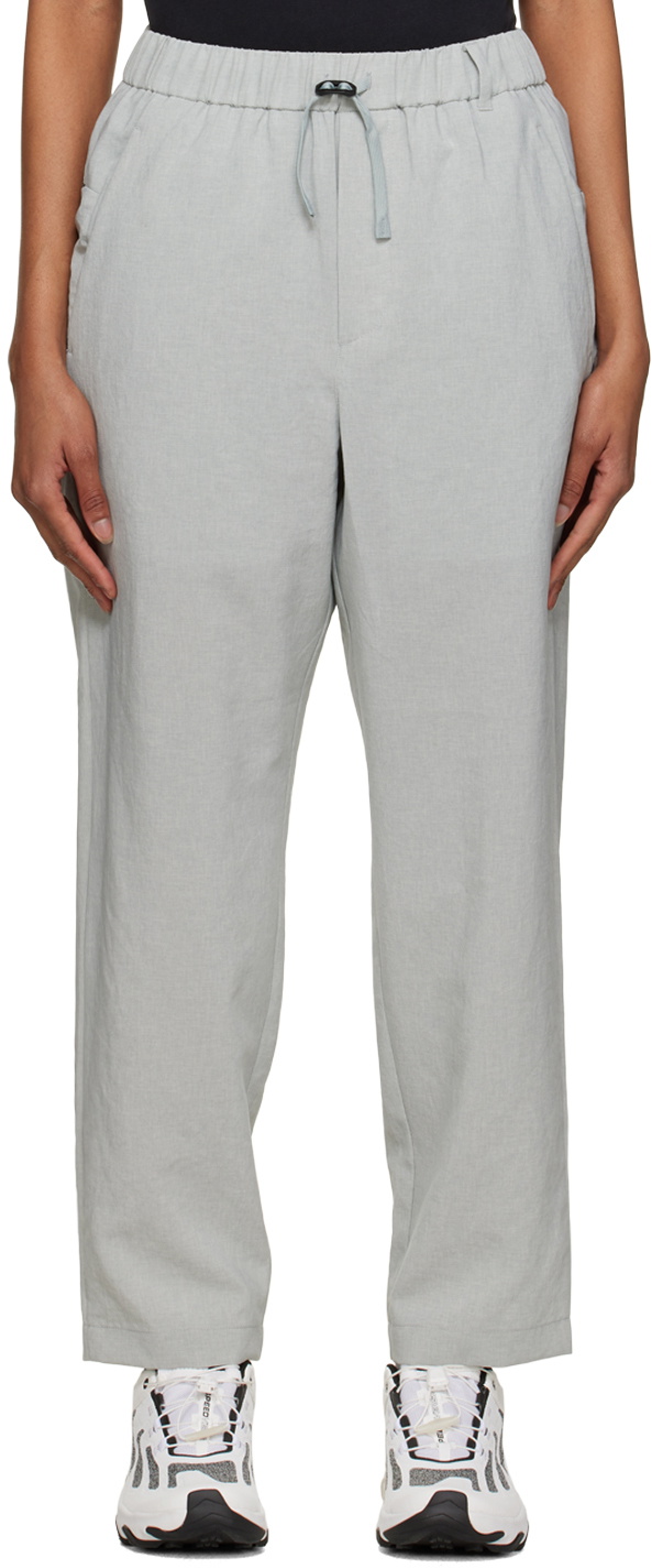 Snow Peak Gray Poplin Trousers