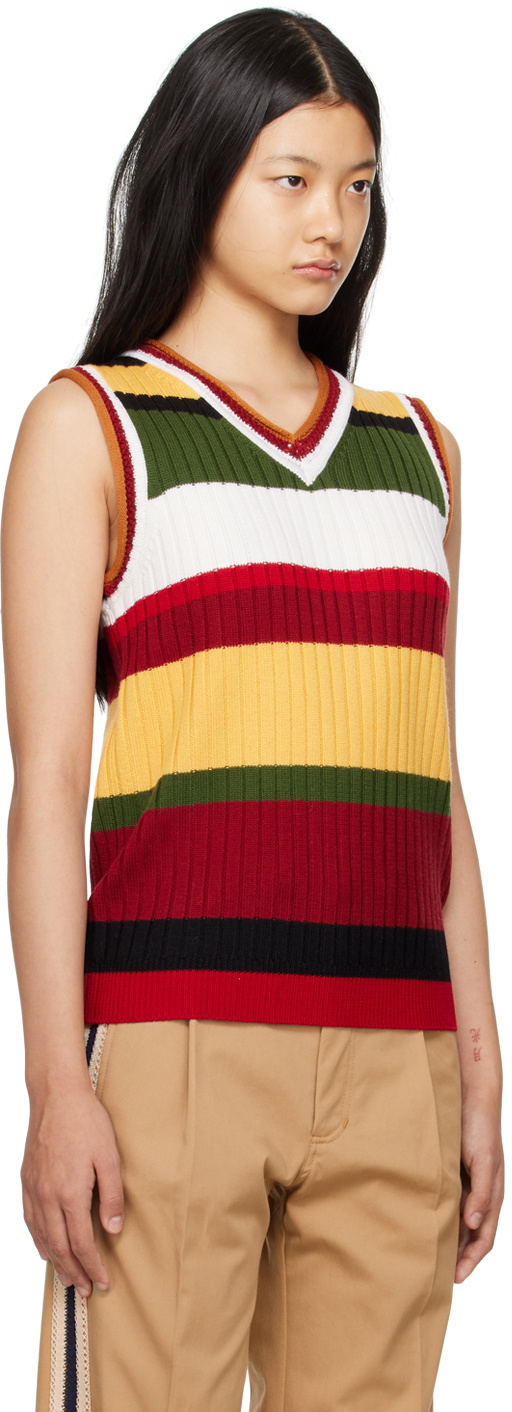Wales Bonner SSENSE Exclusive Multicolor Brixton Vest Wales Bonner