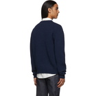 A.P.C. Navy Pullover Sweater