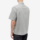 Flowers Men's Figment Check Short Sleeve Shirt in Blue