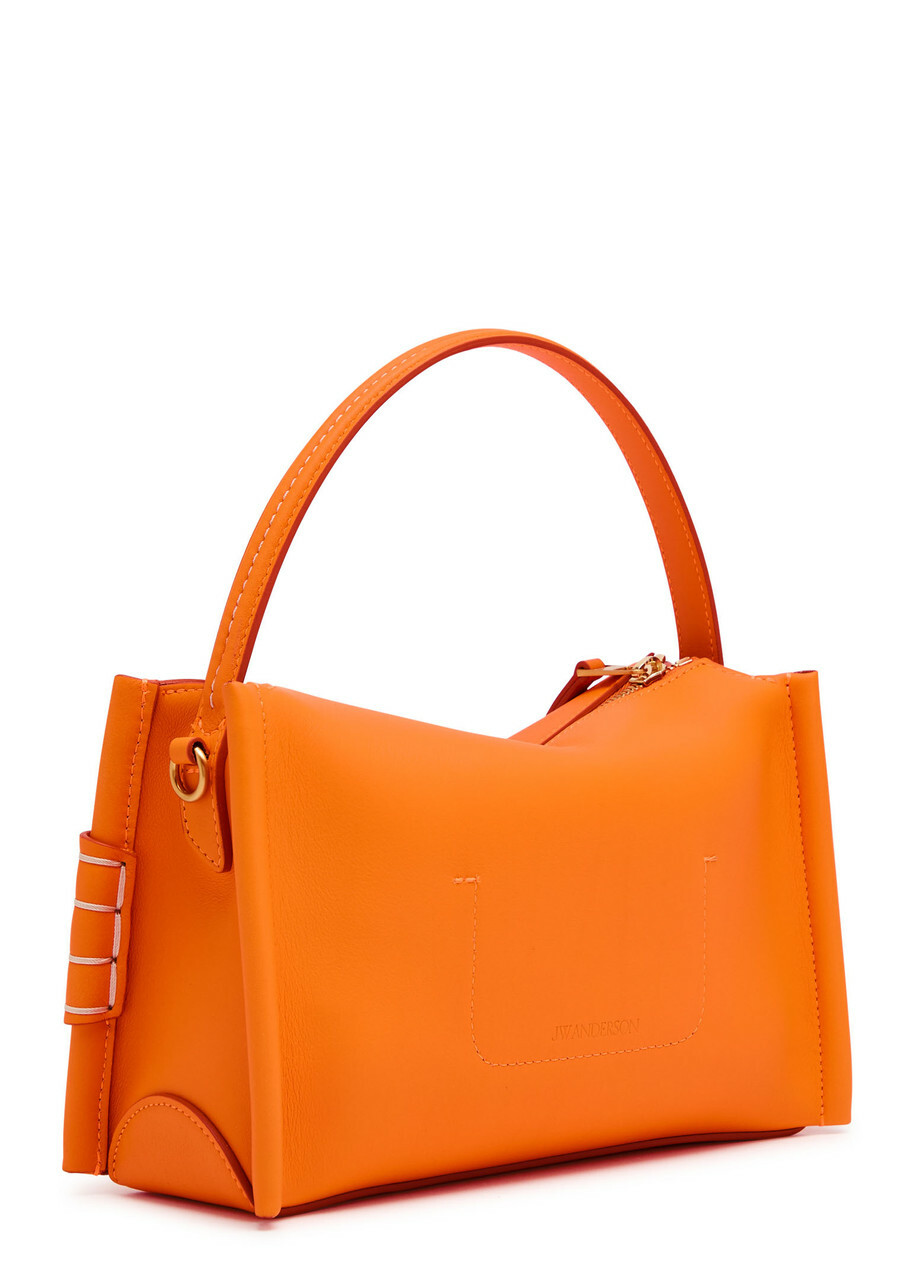 JW Anderson Loafer Small Leather top Handle bag - Orange - One Size