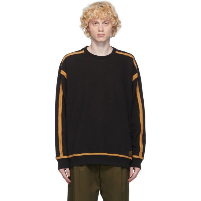 Photo: Loewe Black and Brown Anagram Sweatshirt