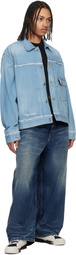 mastermind JAPAN Blue Inside-Out Denim Jacket
