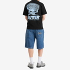 Butter Goods Men's Scribble Denim Shorts in Mid Blue