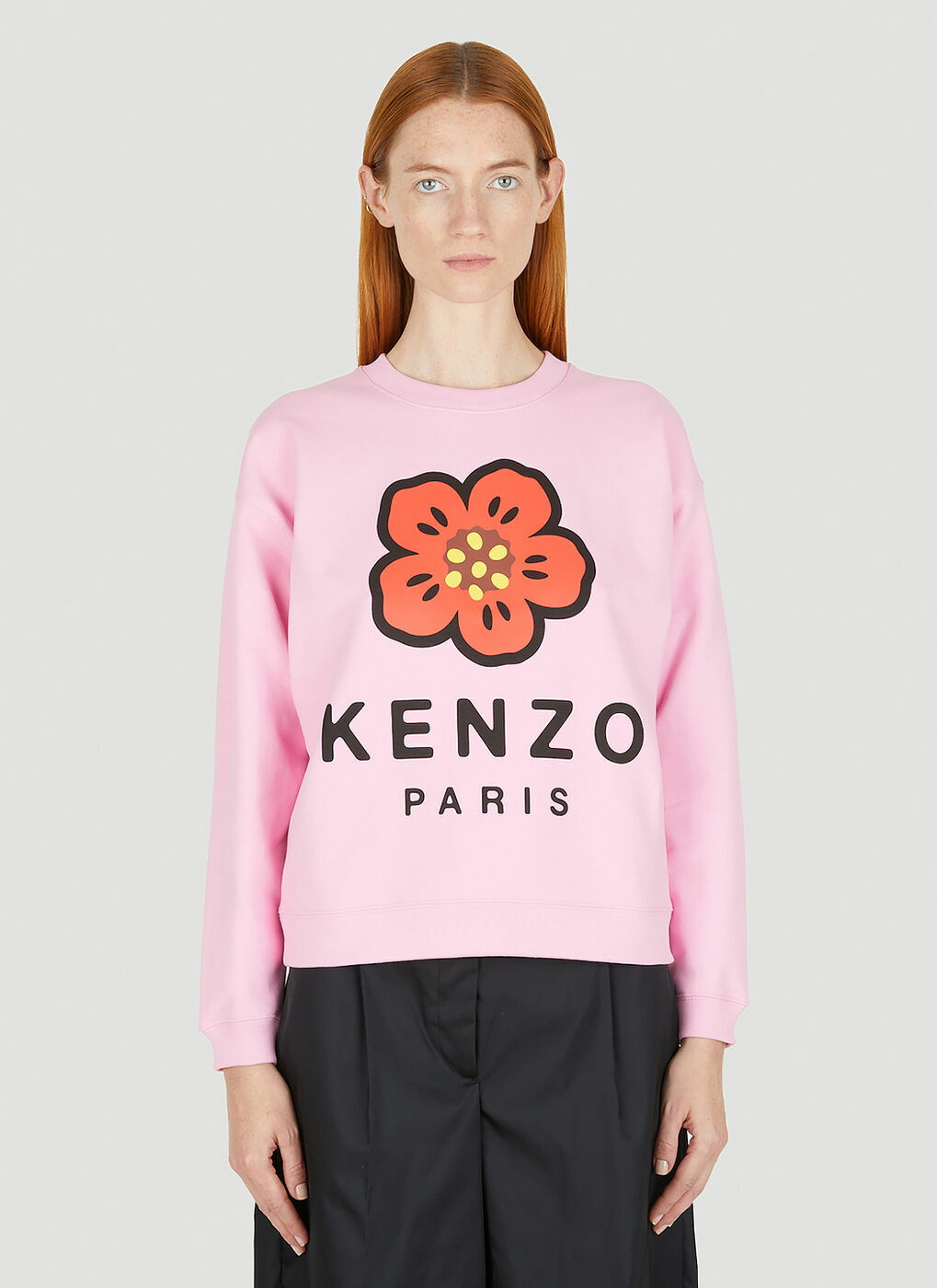 Kenzo Boke Flower graphic-print Sweatshirt - White