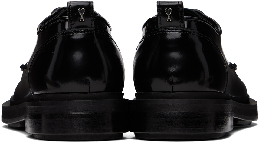 AMI Paris Black Anatomical Toe Derbys