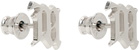 MISBHV Silver Classic 'M' Earrings