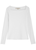 Remain BY Birger Christensen Stretch-jersey top White