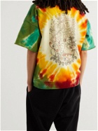 Camp High - Wonders of Nature Tie-Dyed Loopback Cotton-Jersey Sweatshirt - Green