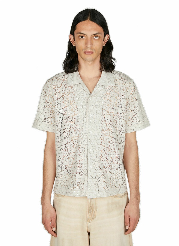 Photo: Guess USA - Lace Camp Shirt in Grey