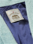 Gallery Dept. - Chateau Josue Logo-Embroidered Upcycled Cotton-Terry Robe - Blue