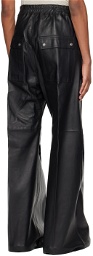 Rick Owens Black Bela Leather Pants