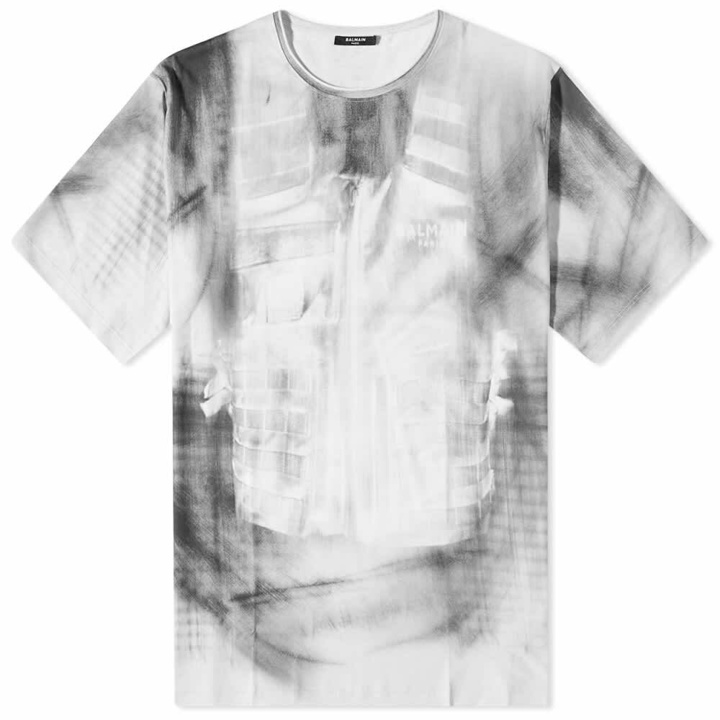 Photo: Balmain Men's X-Ray T-Shirt in Grey