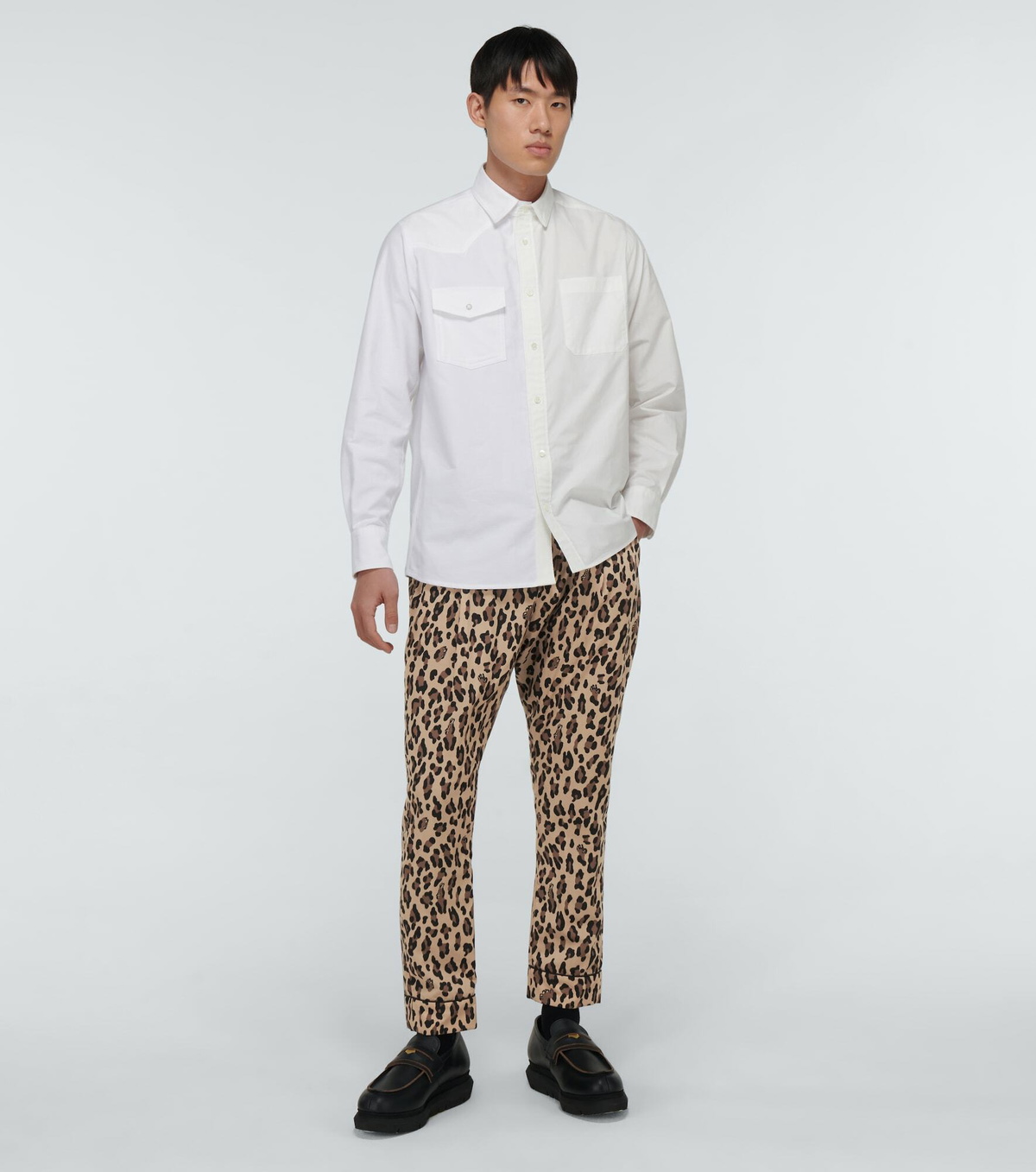 Sacai - Archive printed Mix leopard pants Sacai