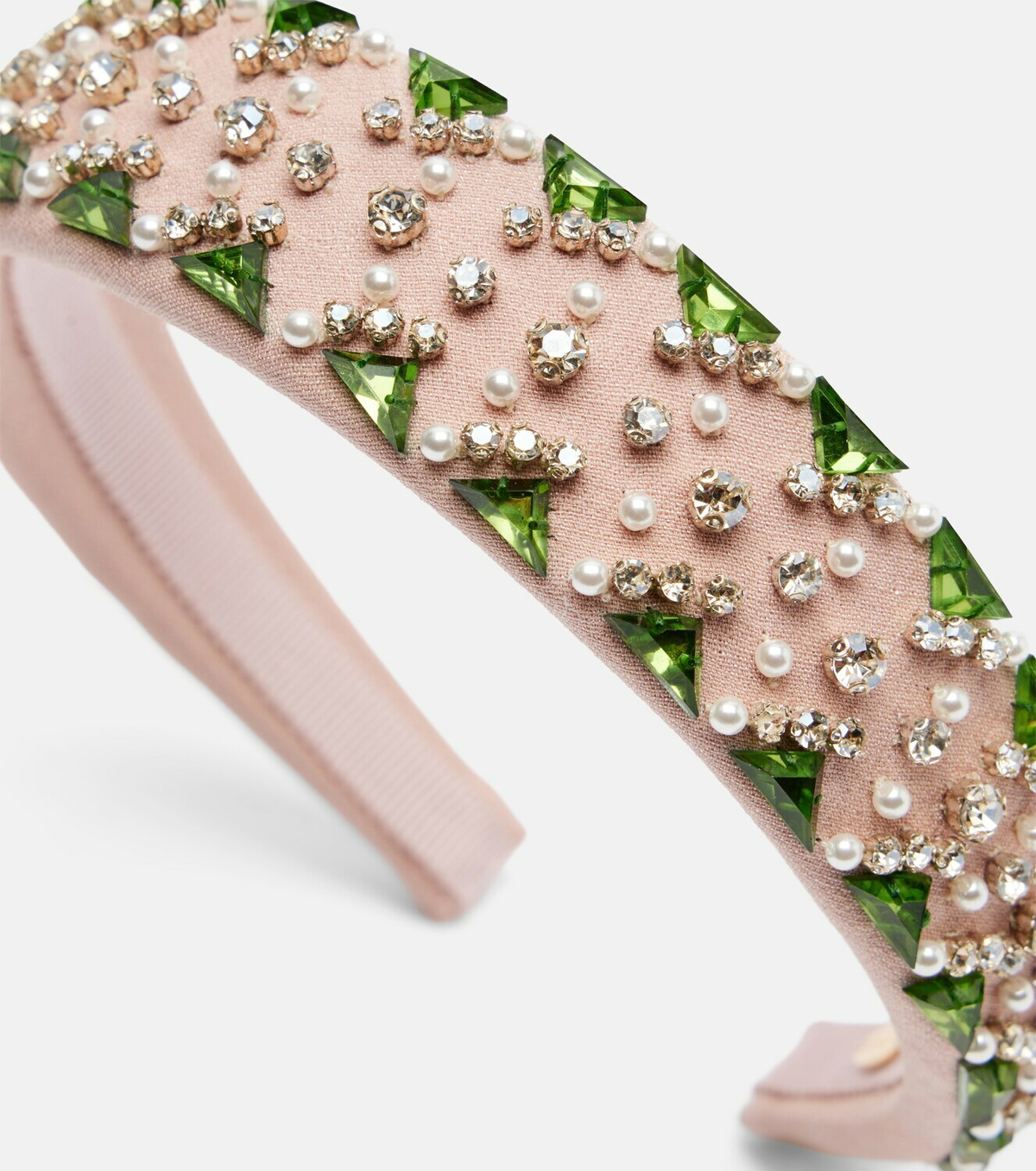 Valentino Crepe Couture embellished headband