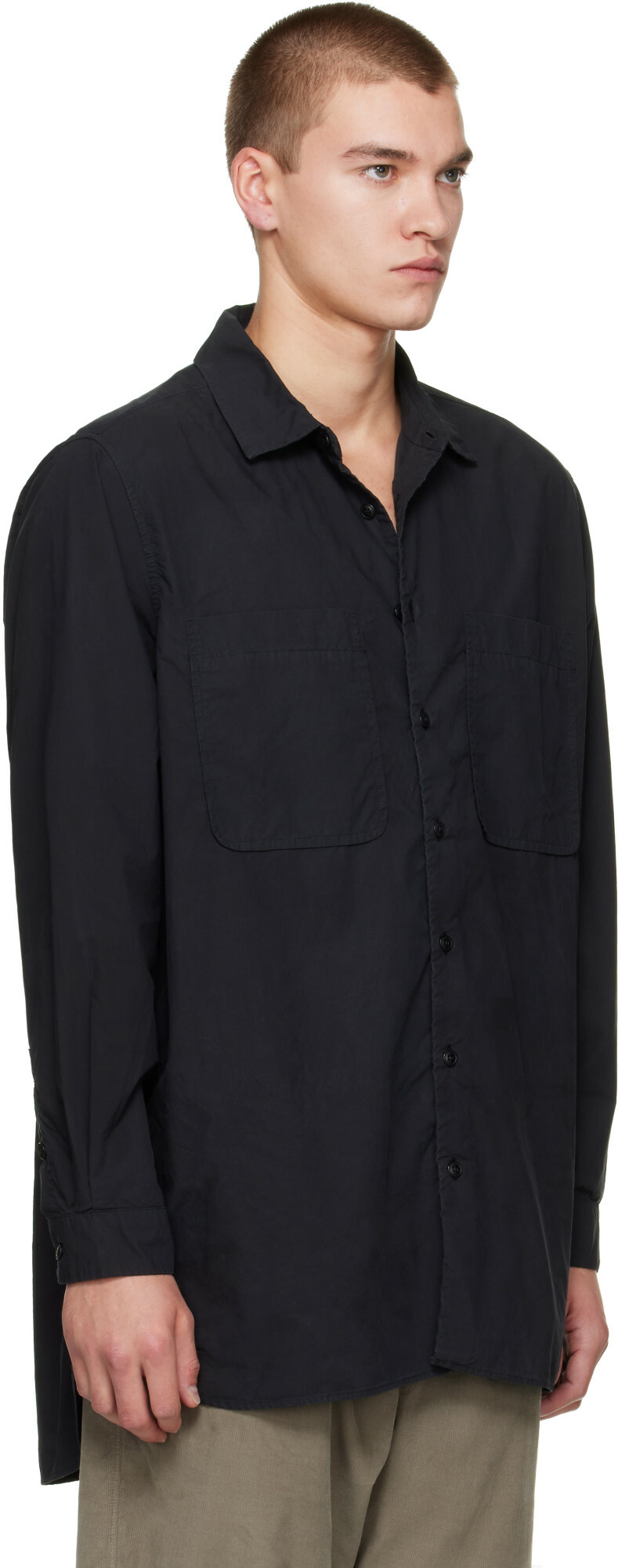CASEY CASEY Black Ikla Pocket Shirt