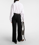 Acne Studios Logo mid-rise wide-leg pants