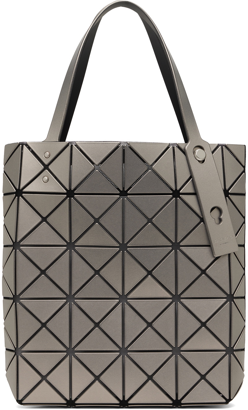 BAO BAO ISSEY MIYAKE Silver Lucent Boxy Tote Bao Bao Issey Miyake