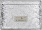 MM6 Maison Margiela Silver Numeric Card Holder