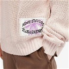 Acne Studios Men's Knitted Jumper in Pale Pink/Vintage Beige