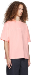 Acne Studios Pink Printed T-Shirt