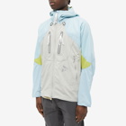 And Wander x Maison Kitsuné Hiking Jacket in Light Blue