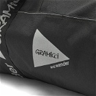 Gramicci Men's x And Wander Patchwork Boston Bag in Black