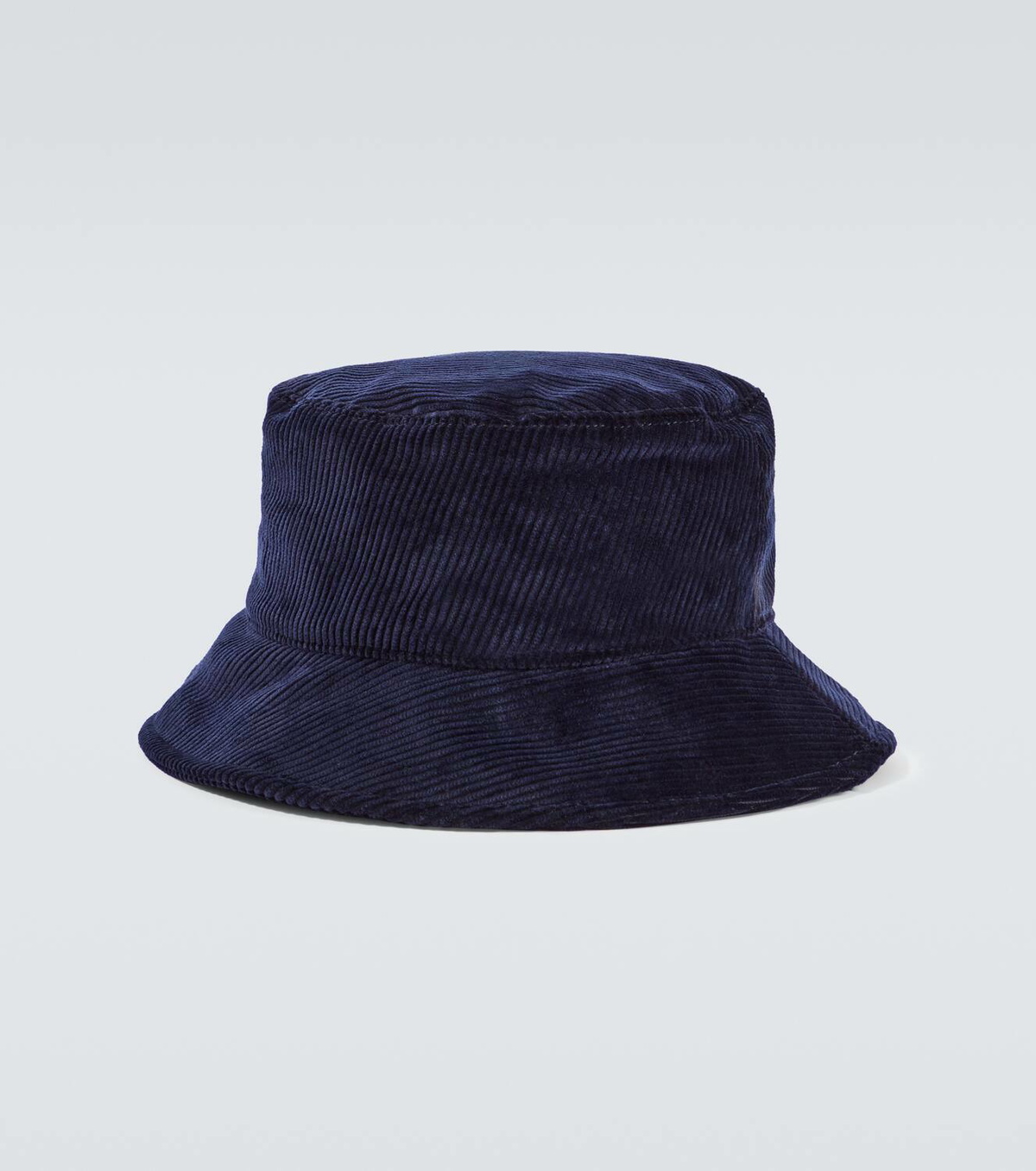 [Smooth mood] / ☆ Corduroy Logo Bucket Hat / Navy Navy Corduroy Logo Bucket Hat - Smooth Mood