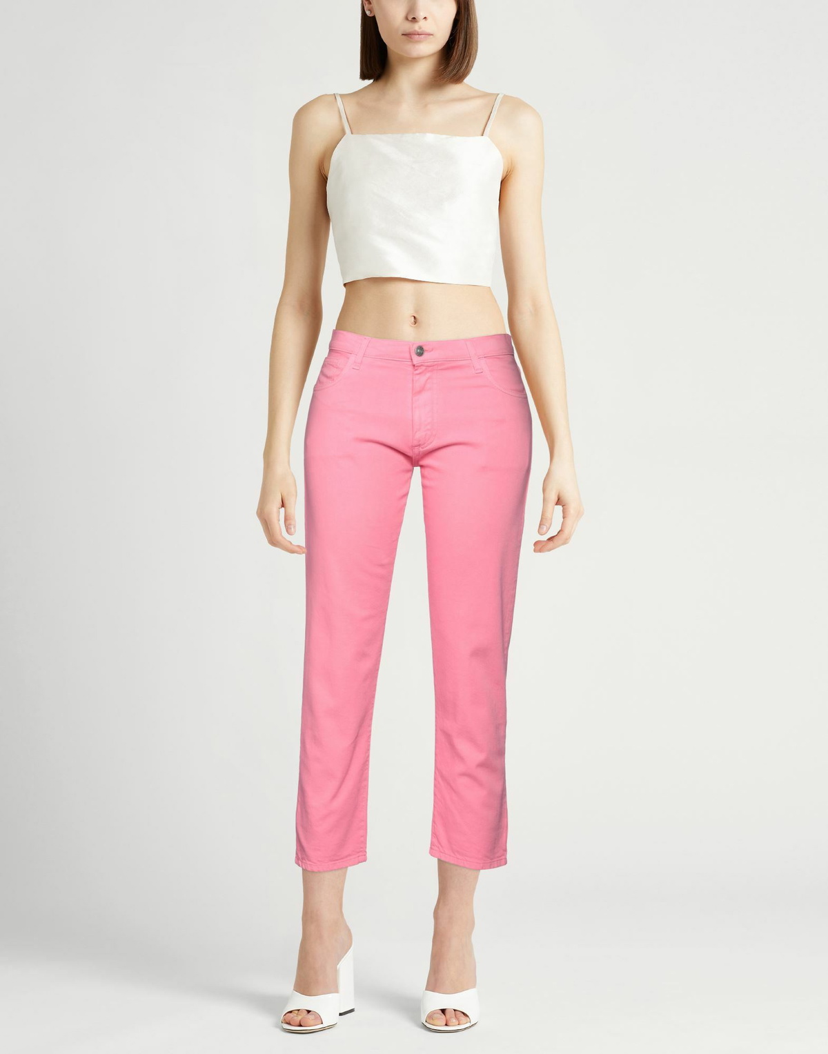 Jucca Womens Jeans in Pink