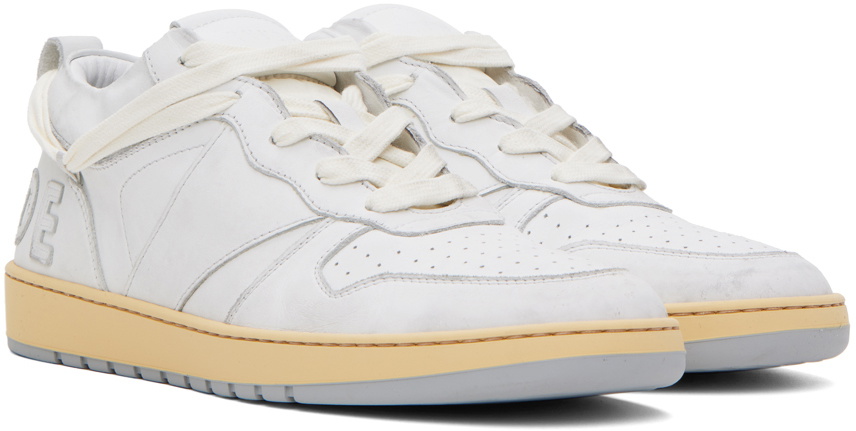 Rhude White Rhecess-Low Sneakers